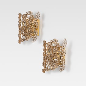 Ernst Palme - Crystal Sconces