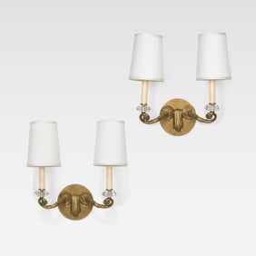 Jules Leleu - Drapery Sconces