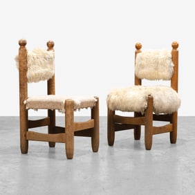 French Pine Side Chairs