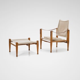 Kaare Klint - Chair & Ottoman