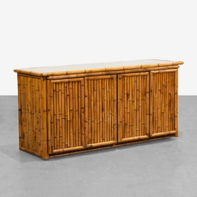 Pencil Rattan Credenza