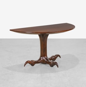 Mahogany Console Table