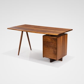 George Nakashima - Single Pedestal Desk
