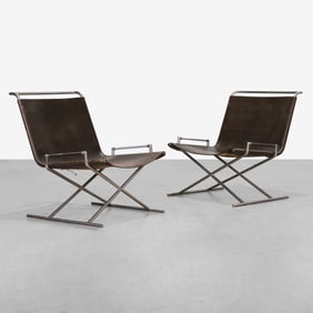 Ward Bennett - Sled Lounge Chairs