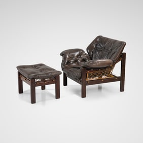 Jean Gillon - Chair & Ottoman