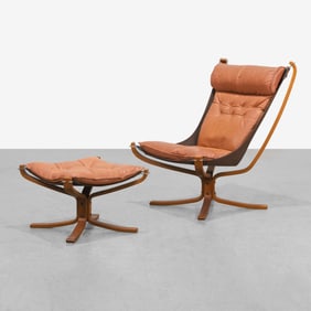 Sigurd Ressel - Falcon Chair & Ottoman