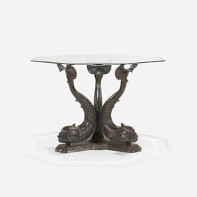 Bronze Koi Fish Table