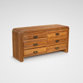 Pencil Rattan Dresser