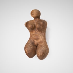 Figural Wooden Sculpture