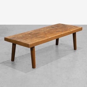 Primitive Slab Coffee Table
