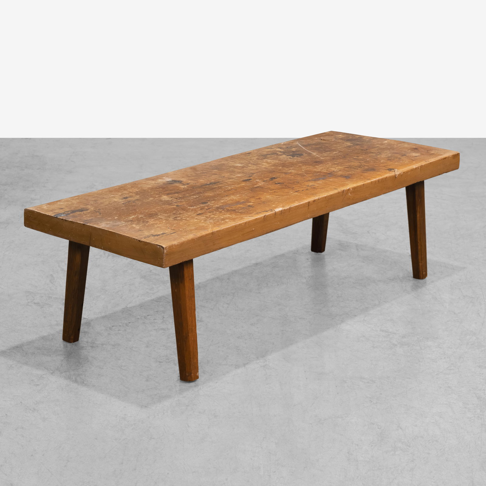 Primitive Slab Coffee Table (1 of 3)