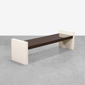 Postmodern Lacquered Bench