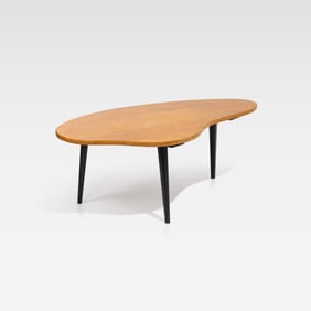 Biomorphic Oak Coffee Table