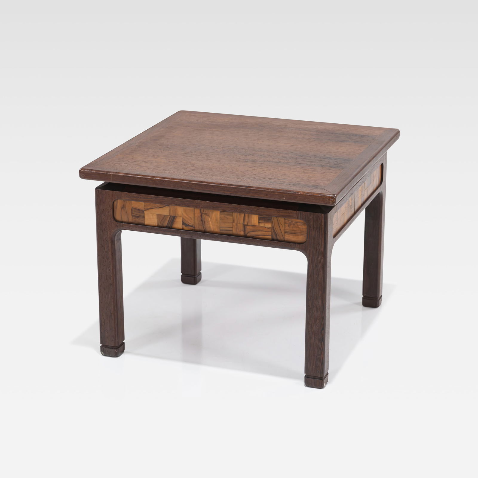 Ib Kofod Larsen - End Table: A vintage wenge 'Megiddo' end table by Ib Kofod Larsen for Selig. Made in Israel. All measurements are Height x Width x Depth.