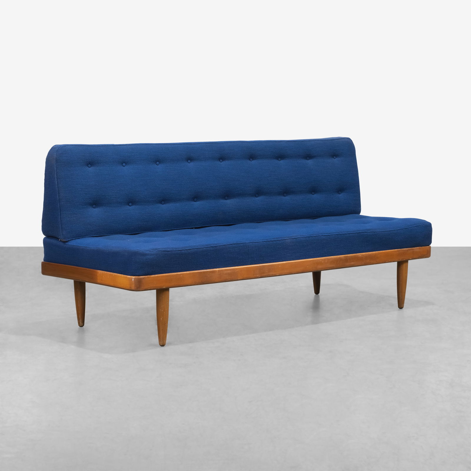 Peter Hvidt & Orla Mølgaard-Nielsen - Minerva Sofa: A 'Minerva' daybed by Peter Hvidt & Orla Molgaard-Nielsen for France & Sons. All measurements are in inches. Height x Width x Depth
