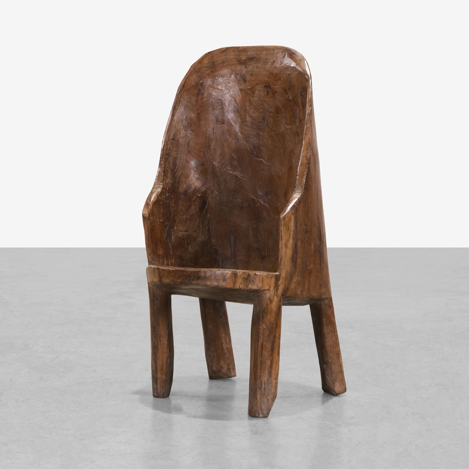 Naga Carved Wooden Chair (1 of 6)