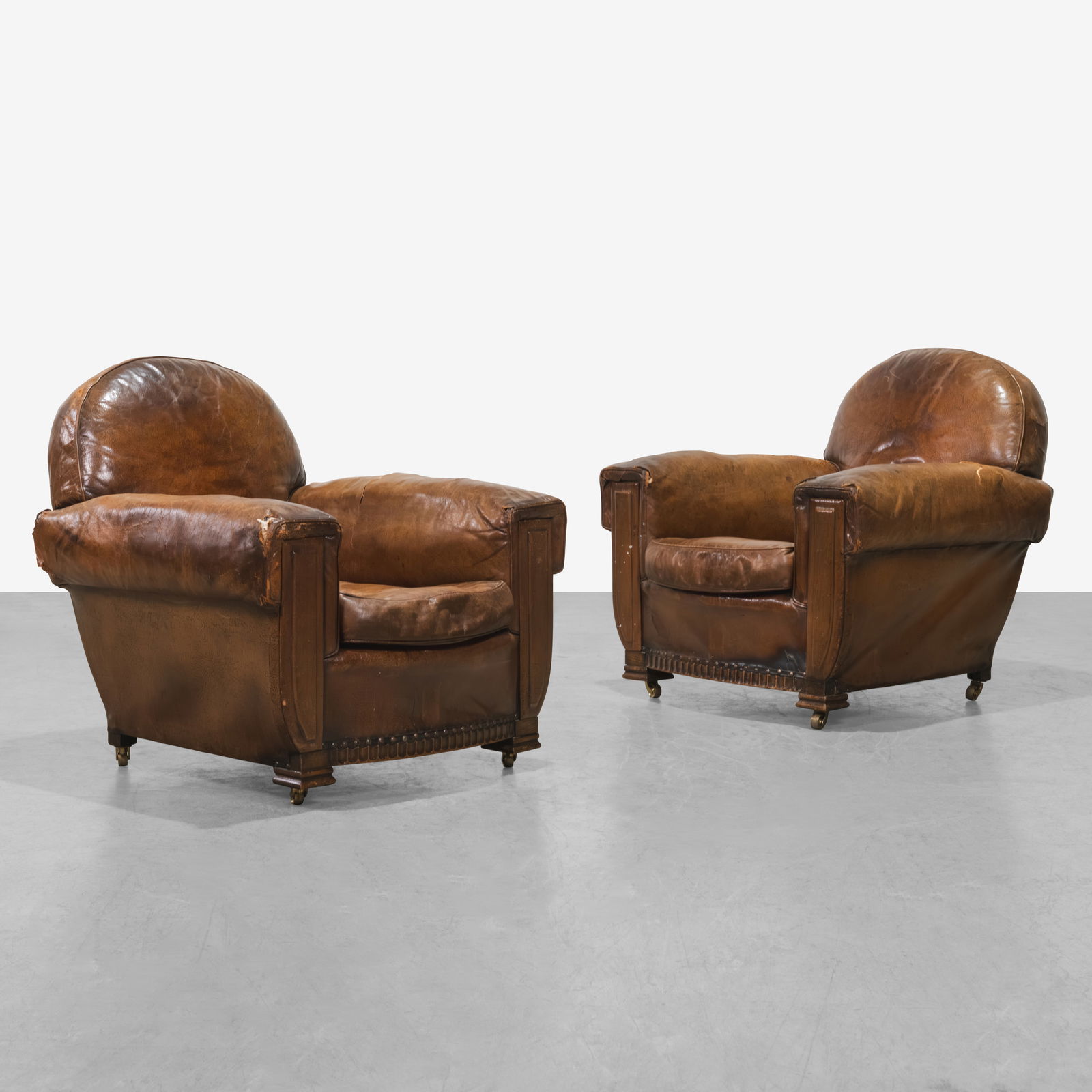 French Leather Club Chairs (1 of 14)