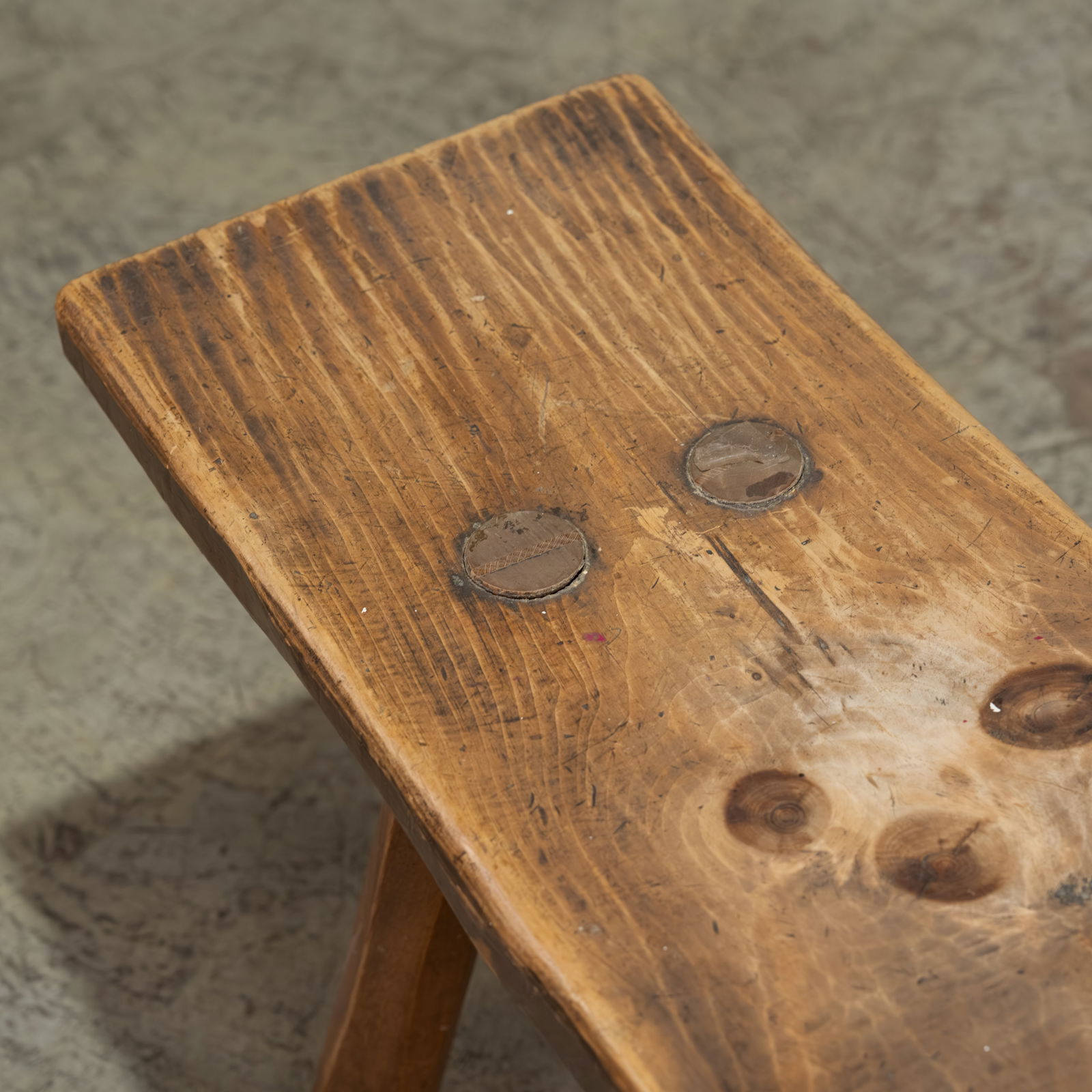 Primitive Pine Bench - 3