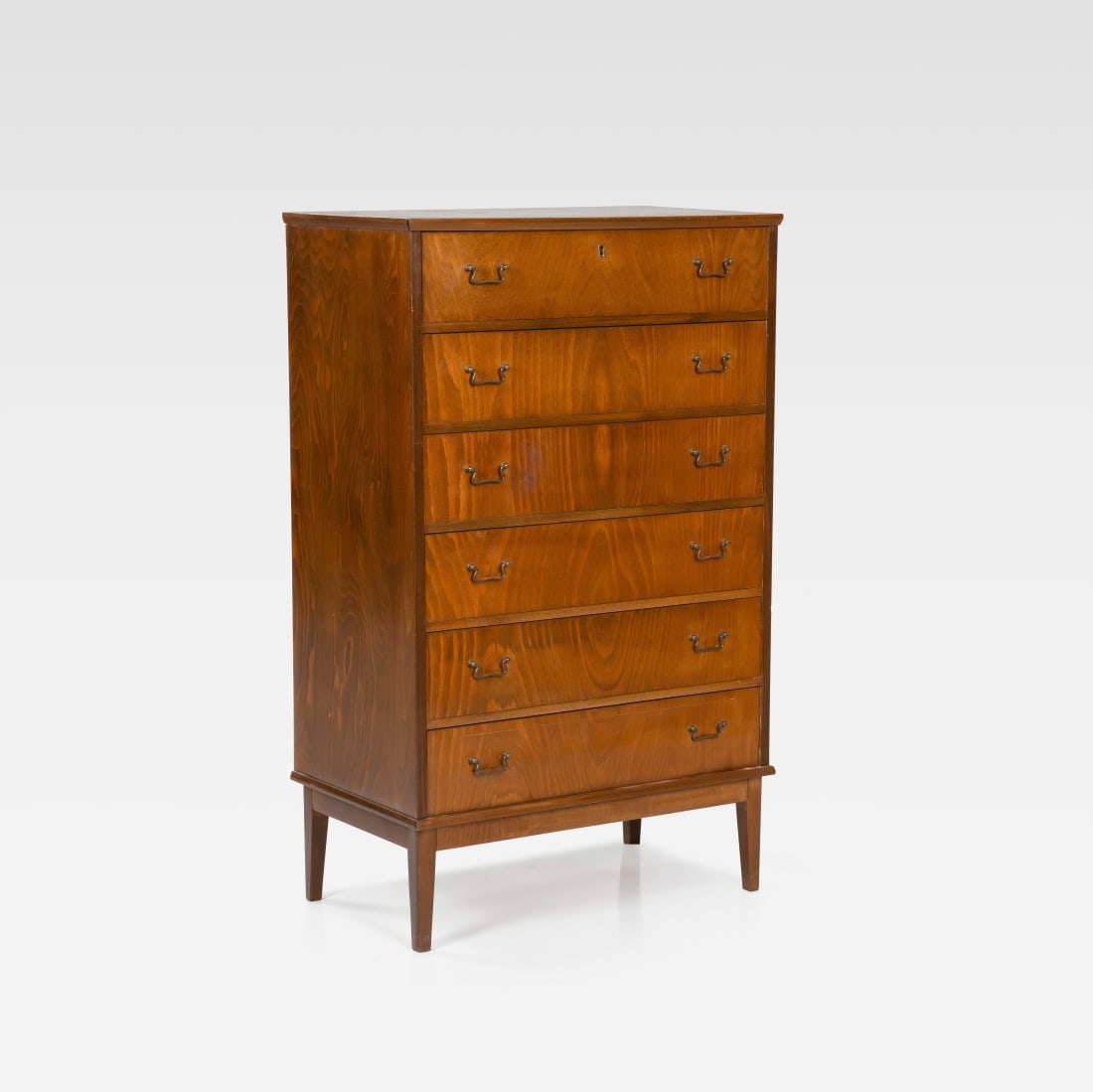 Petite Vintage Chest: A vintage chest of drawers. All measurements are in inches. Height x Width x Depth