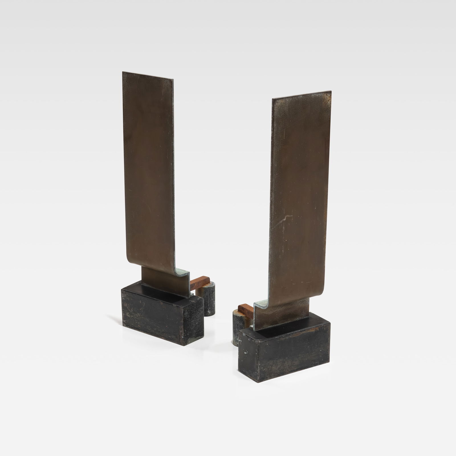 Art Deco Bronze Andirons (1 of 8)