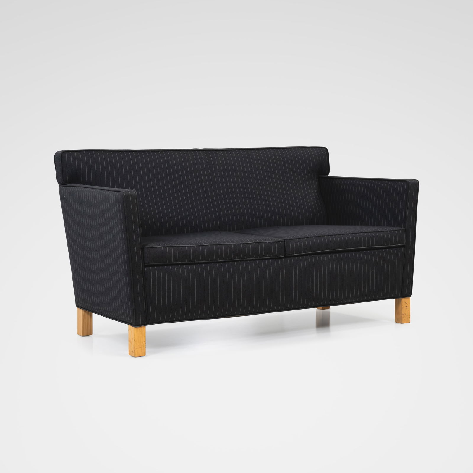 Mies van der Rohe - Loveseat: Mies van der Rohe for Knoll 'Krefeld' loveseat. All measurements are in inches. Height x Width x Depth