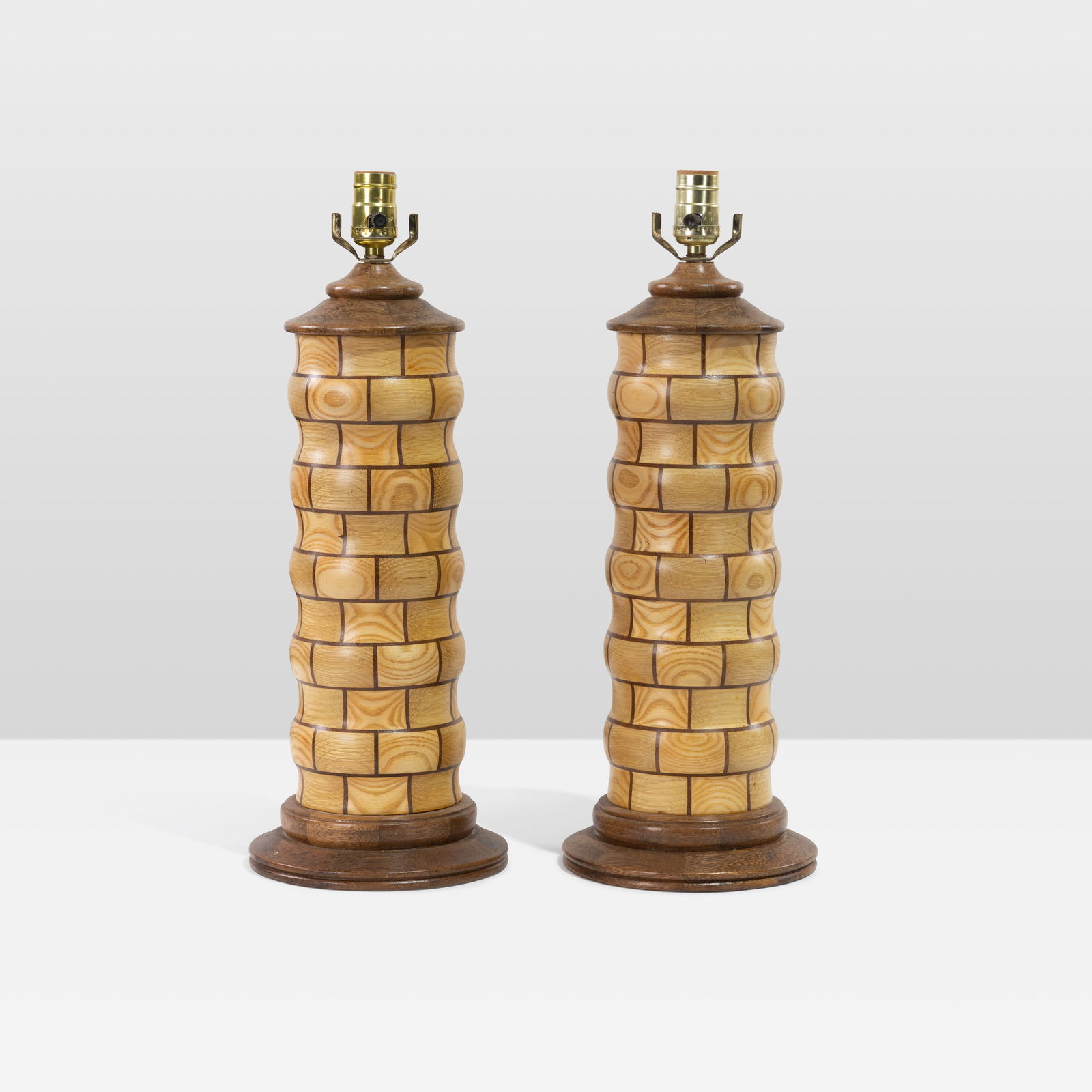 Turned Wooden Lamps (1 of 4)