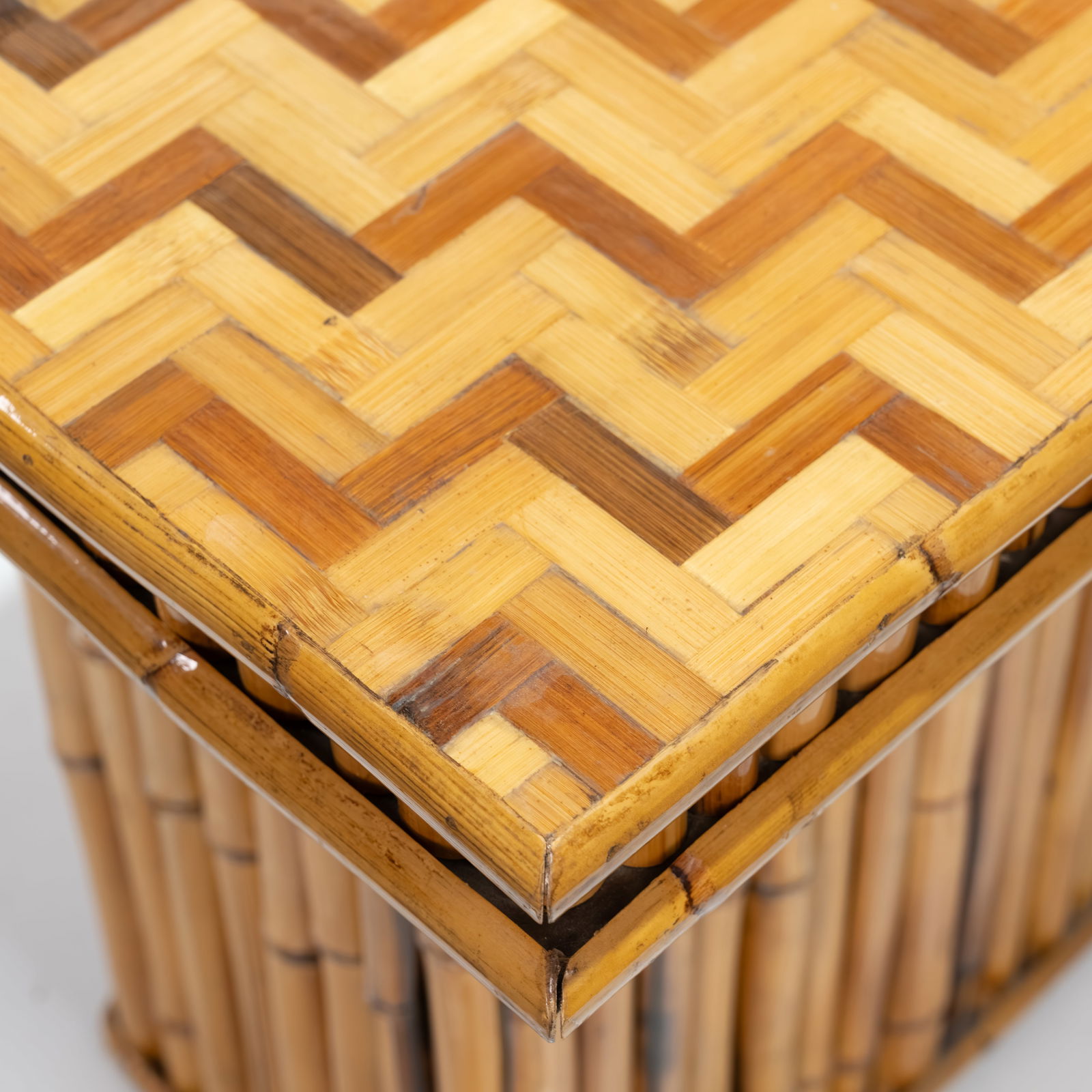 Rattan Lamp Table - 2