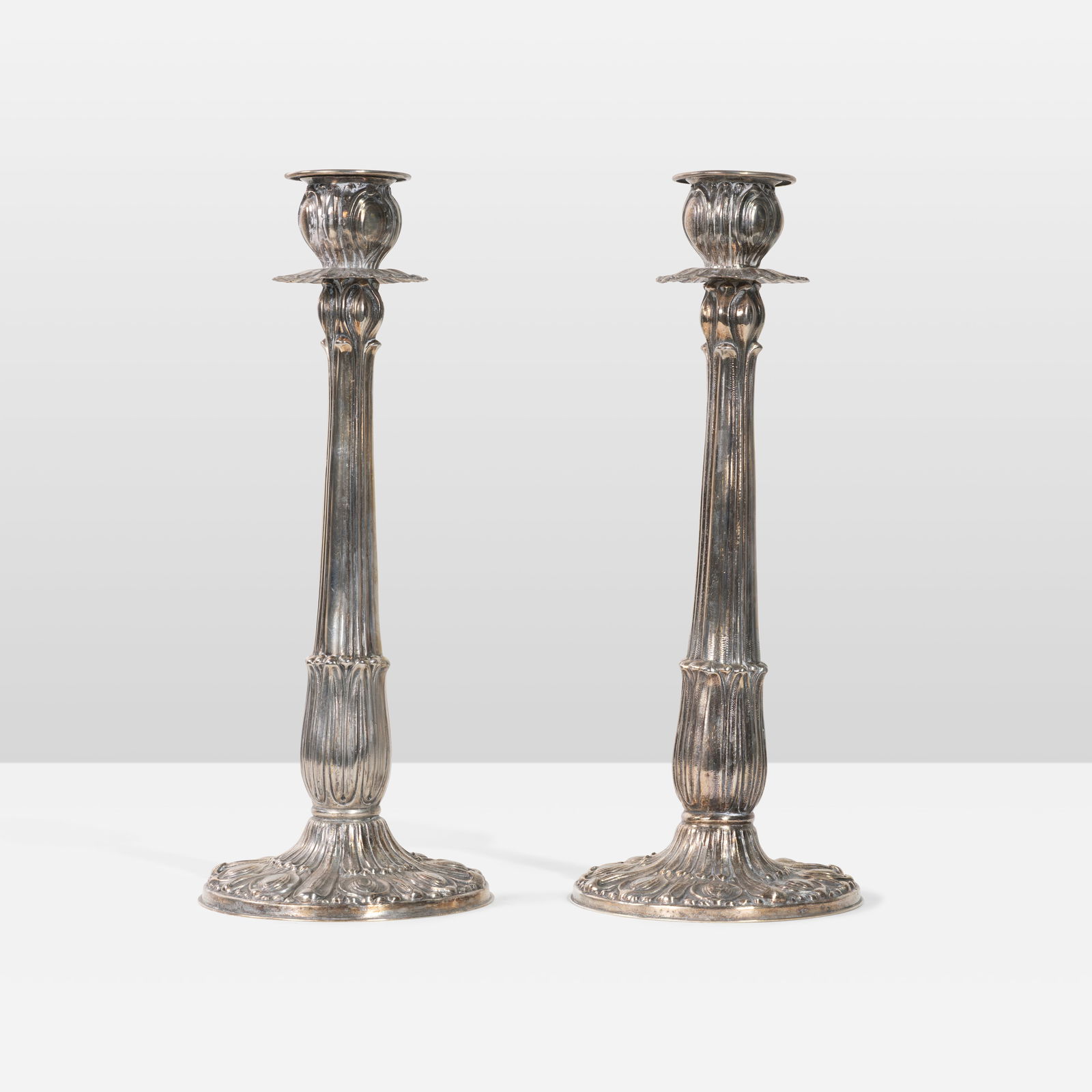 Silver Plated Candlesticks (1 of 4)