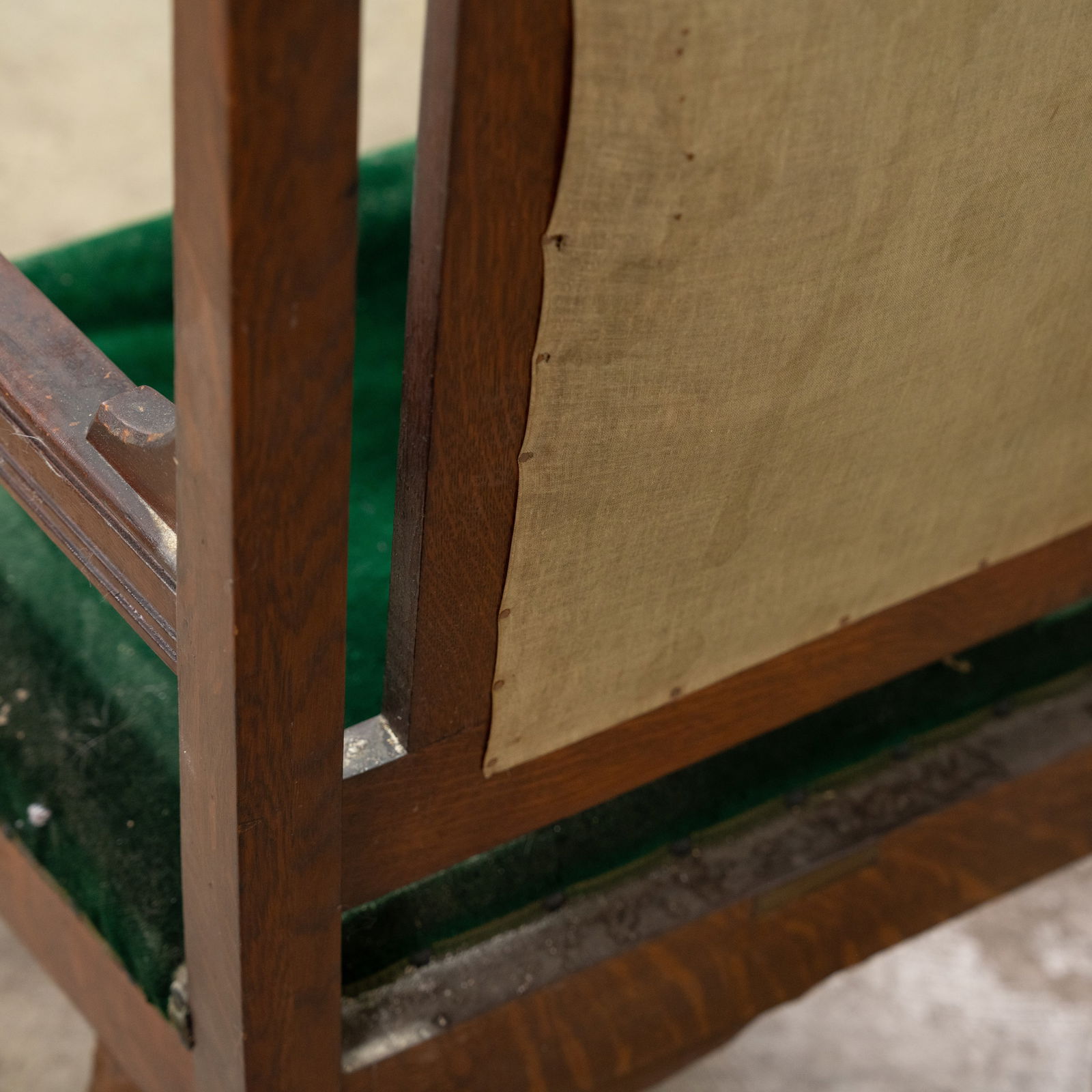 Gothic Oak High Back Chair - 4