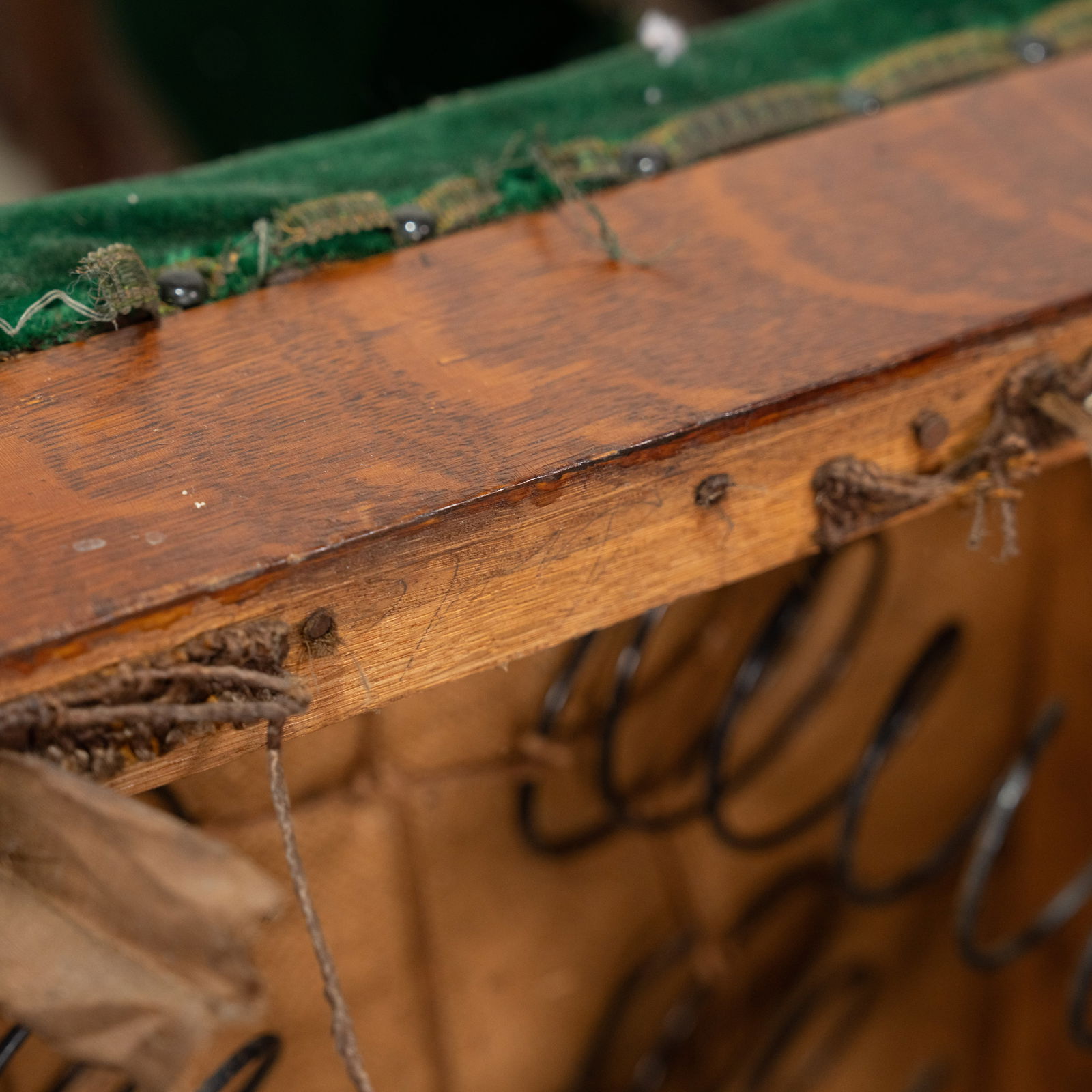 Gothic Oak High Back Chair - 7