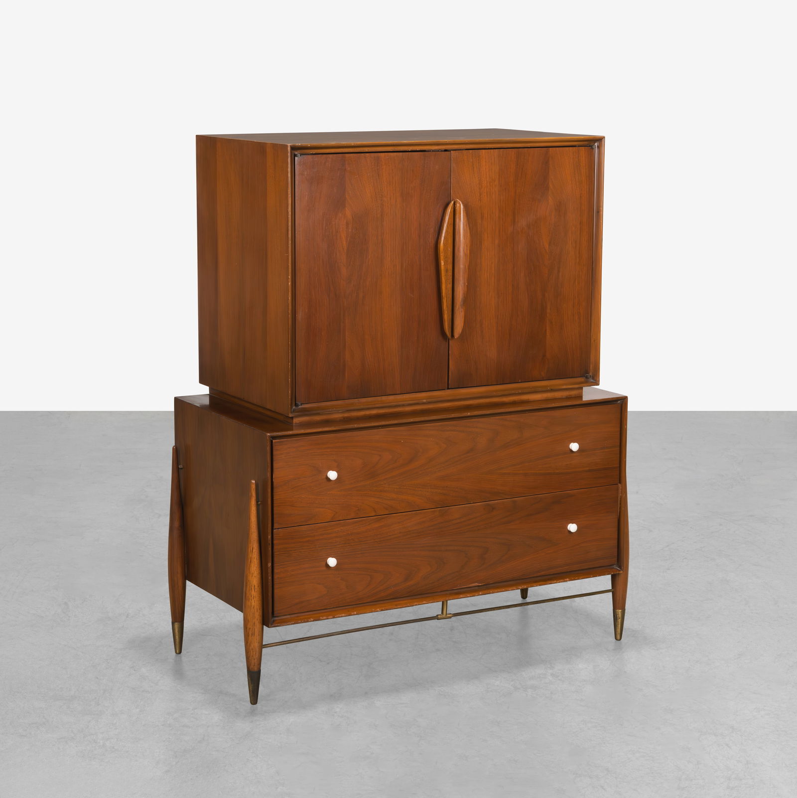 Walnut High Chest (1 of 8)