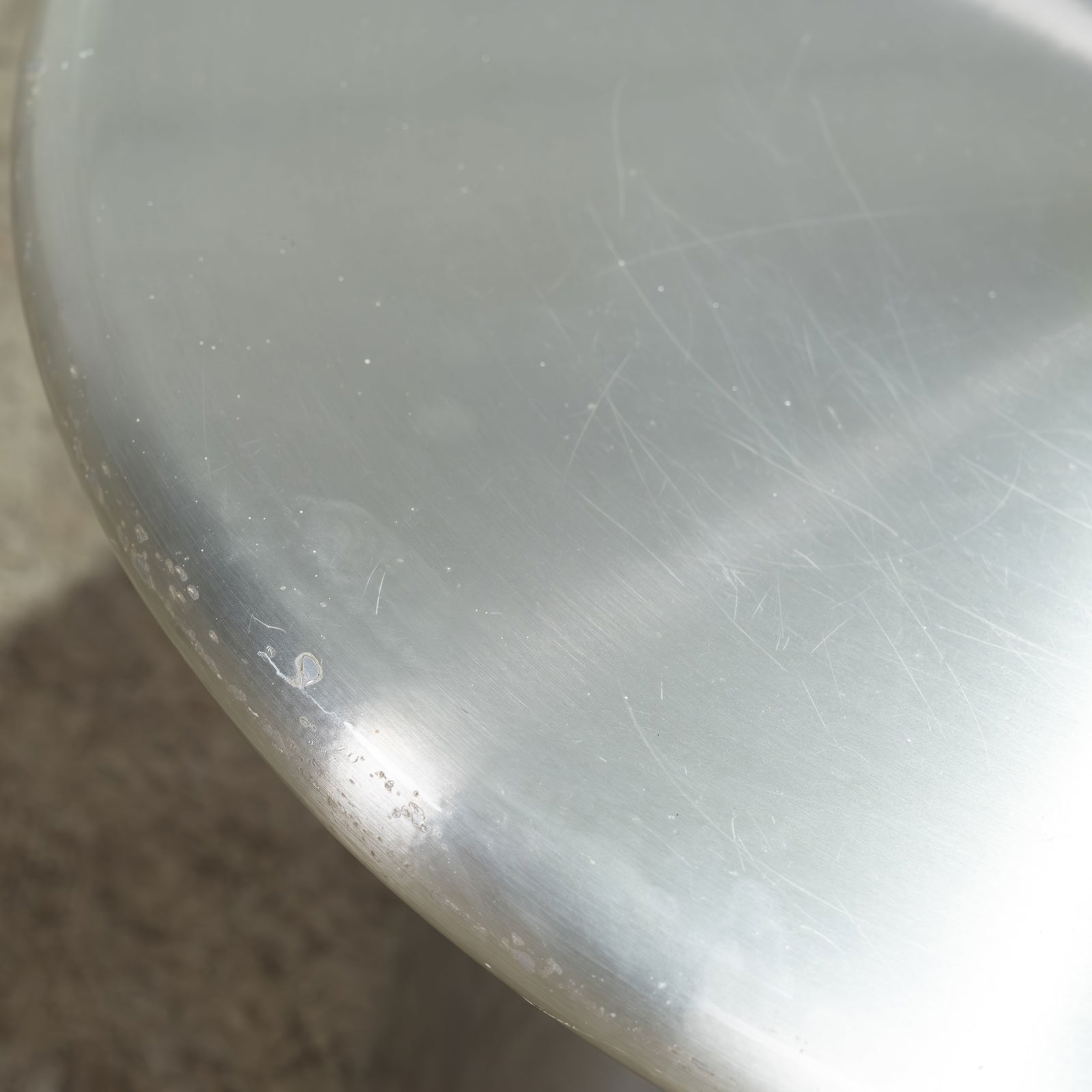 Spun Aluminum Table - 2