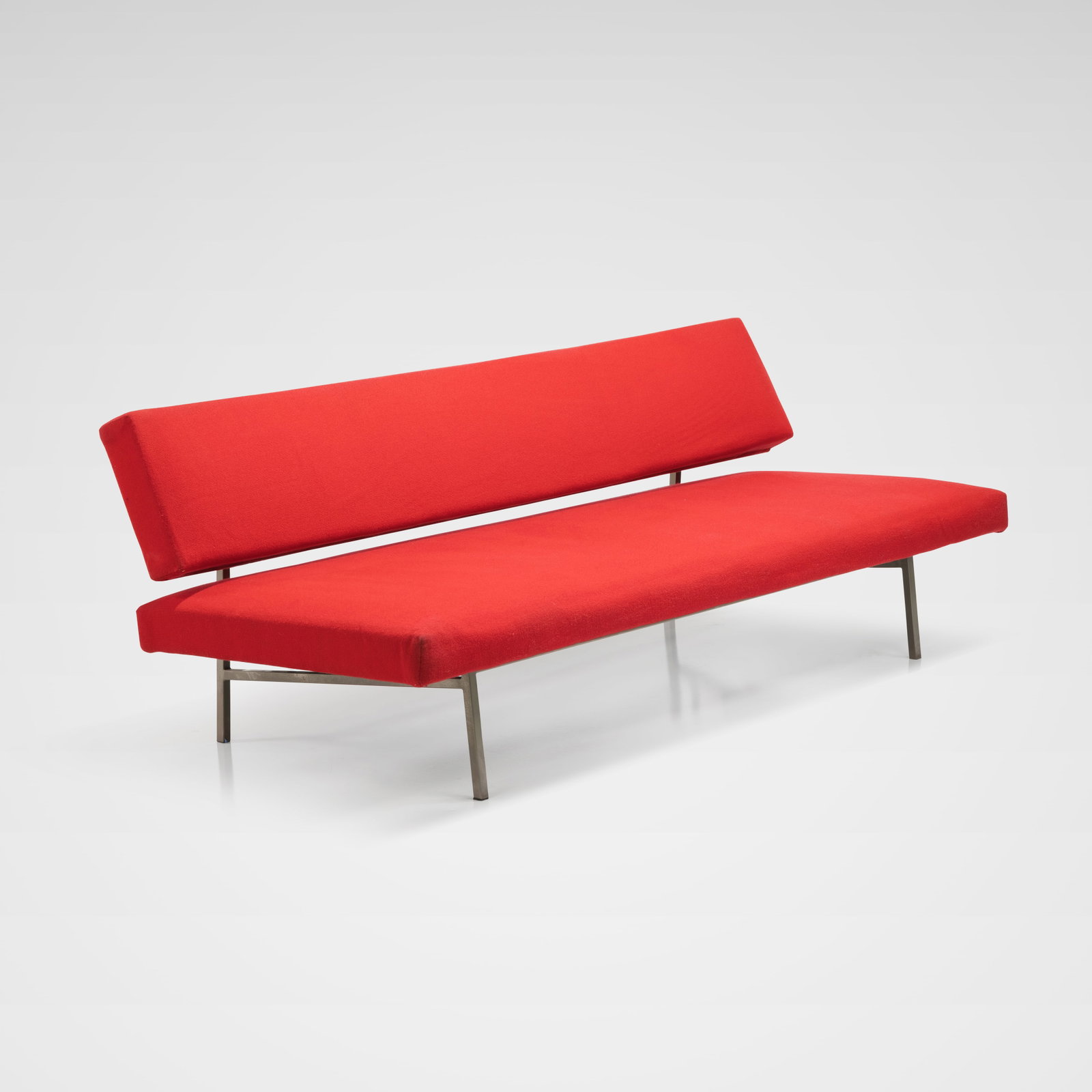 Martin Visser - Day Bed: A convertible daybed by Martin Visser. All measurements are in inches. Height x Width x Depth
