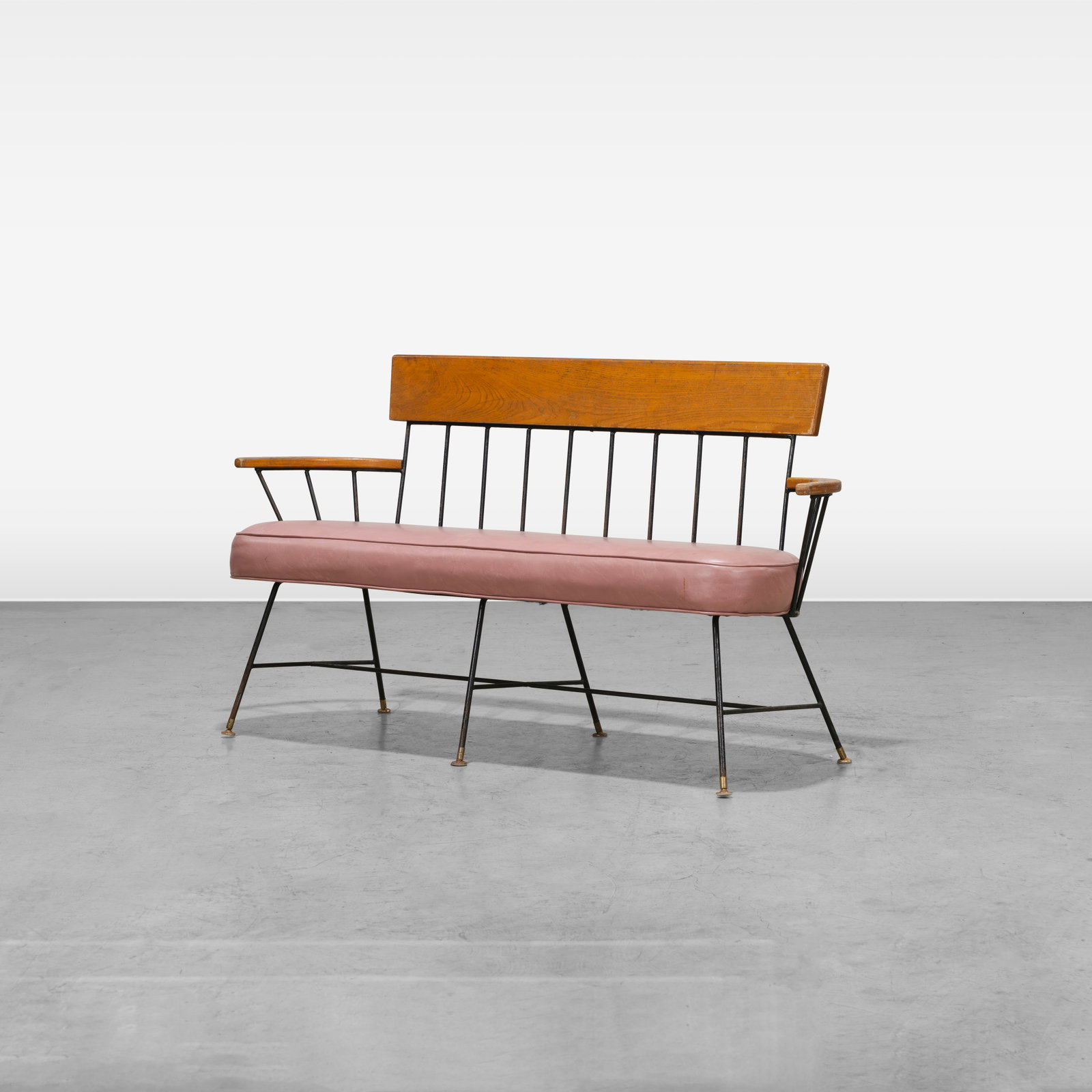 Richard McCarthy - Settee: A settee by Richard McCarthy for Selrite. All measurements are in inches. Height x Width x Depth