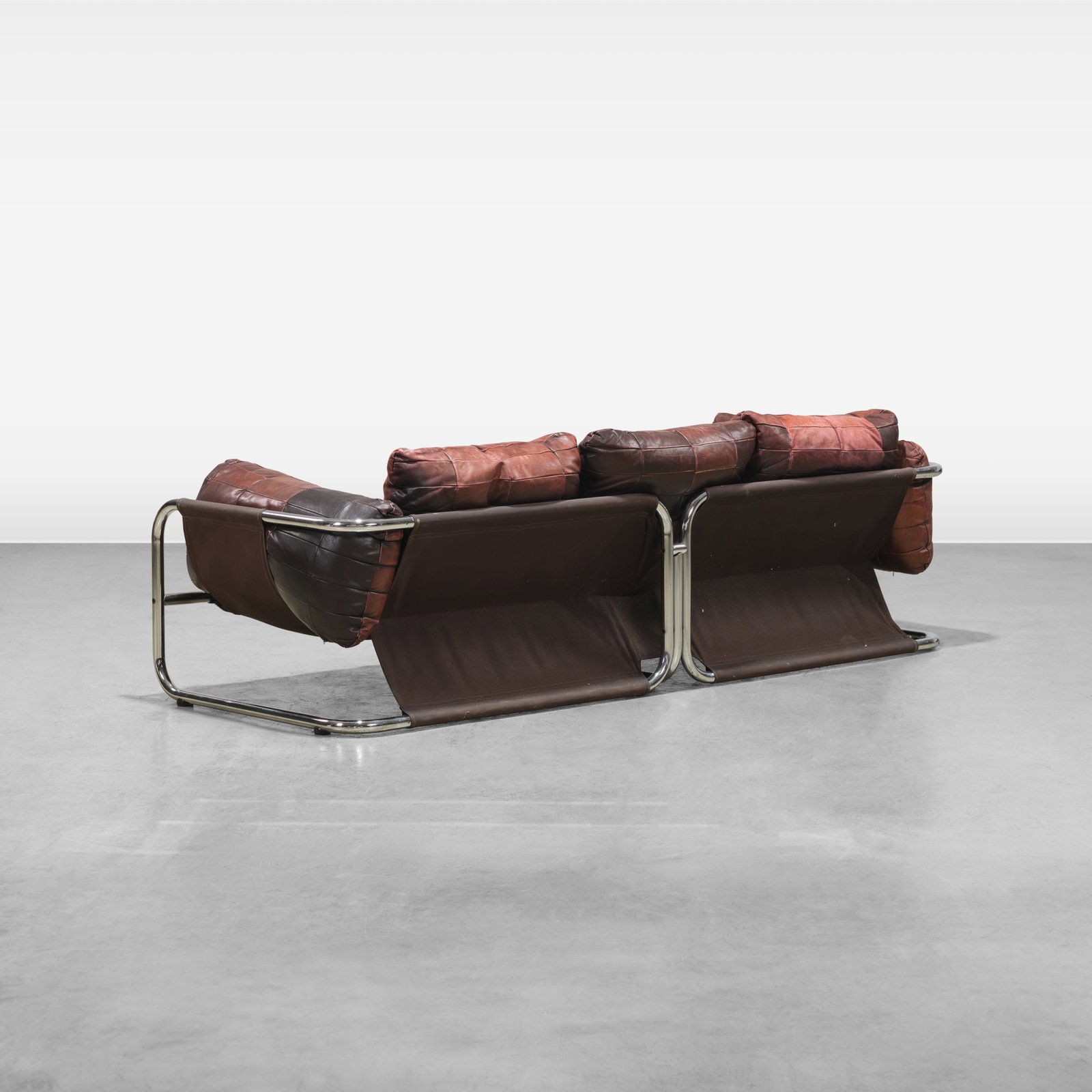 Patchwork Leather Sofa - 2