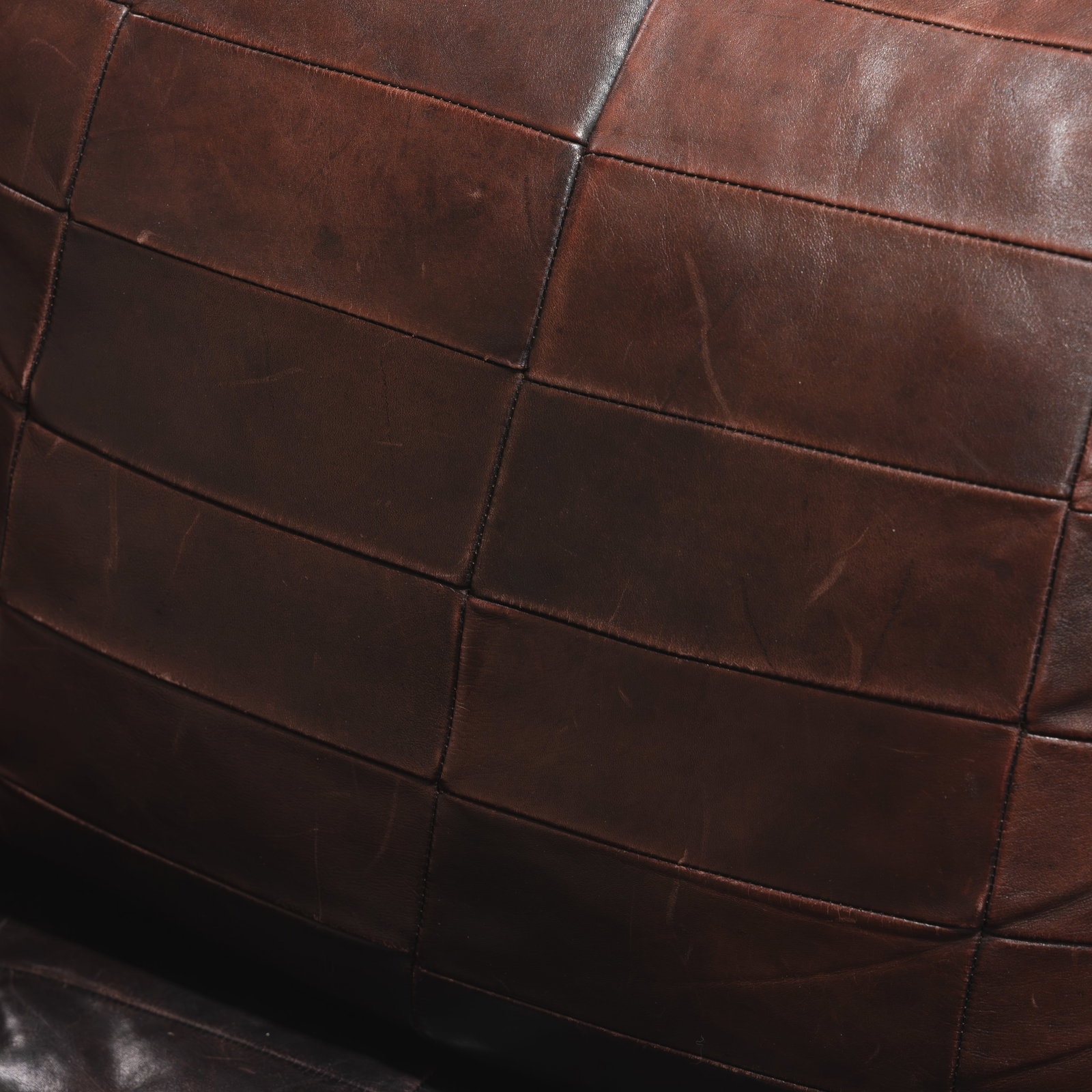 Patchwork Leather Sofa - 7