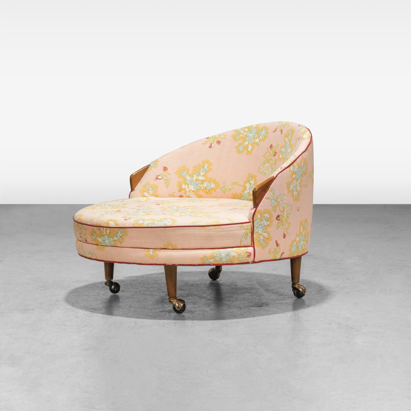 Adrian Pearsall - Lounge: A 'Havana' lounge chair by Adrian Pearsall. All measurements are in inches. Height x Width x Depth