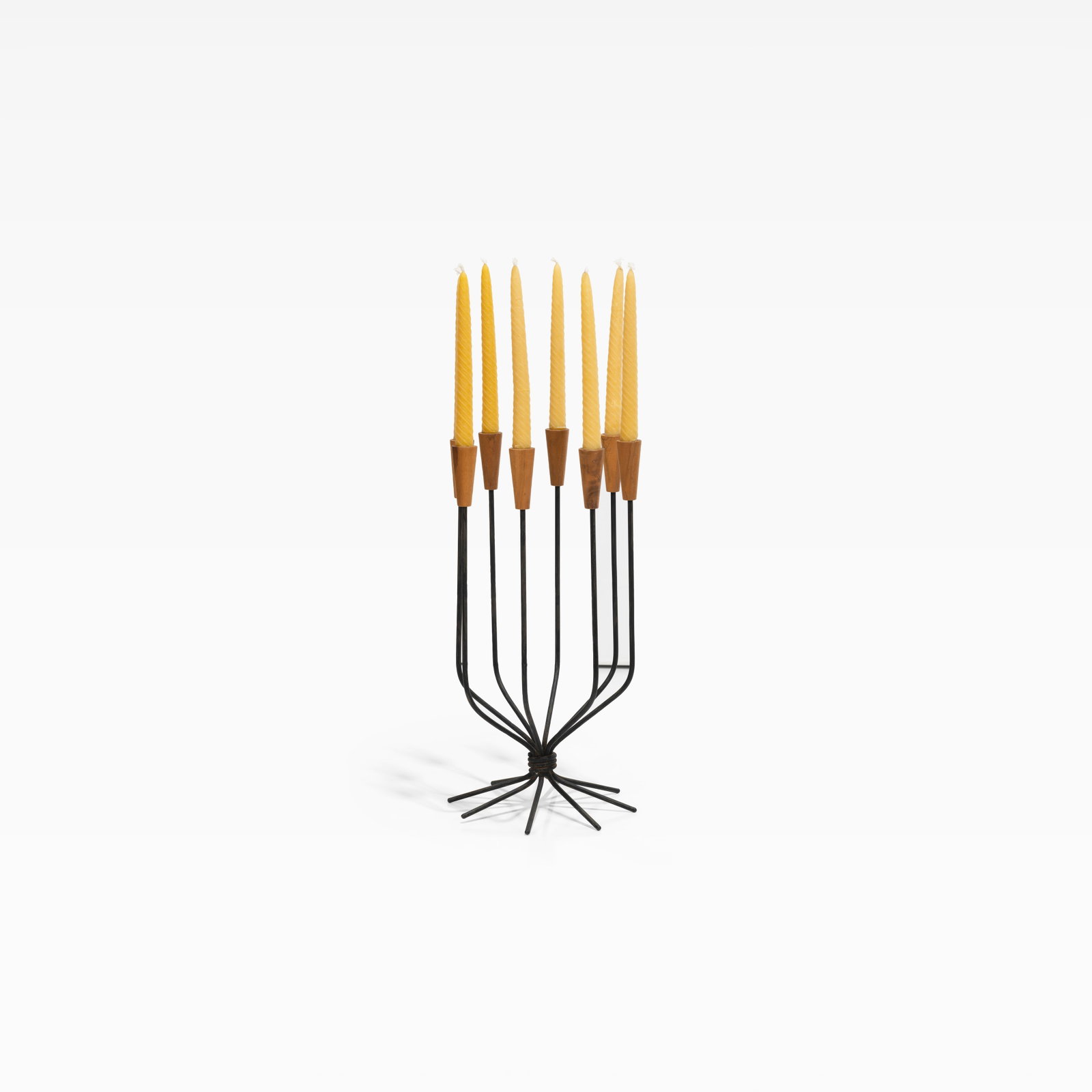 Danish Candelabra: A vintage Danish candelabra. All measurements are in inches. Height x Width x Depth