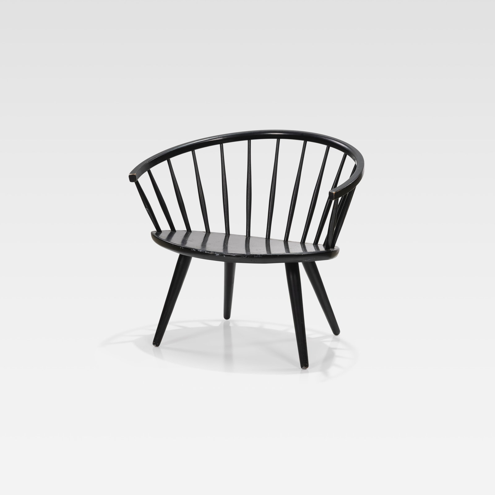 Yngve Ekstrom - Arka Chair: A vintage 'Arka' chair by Yngve Ekstrom. All measurements are in inches. Height x Width x Depth