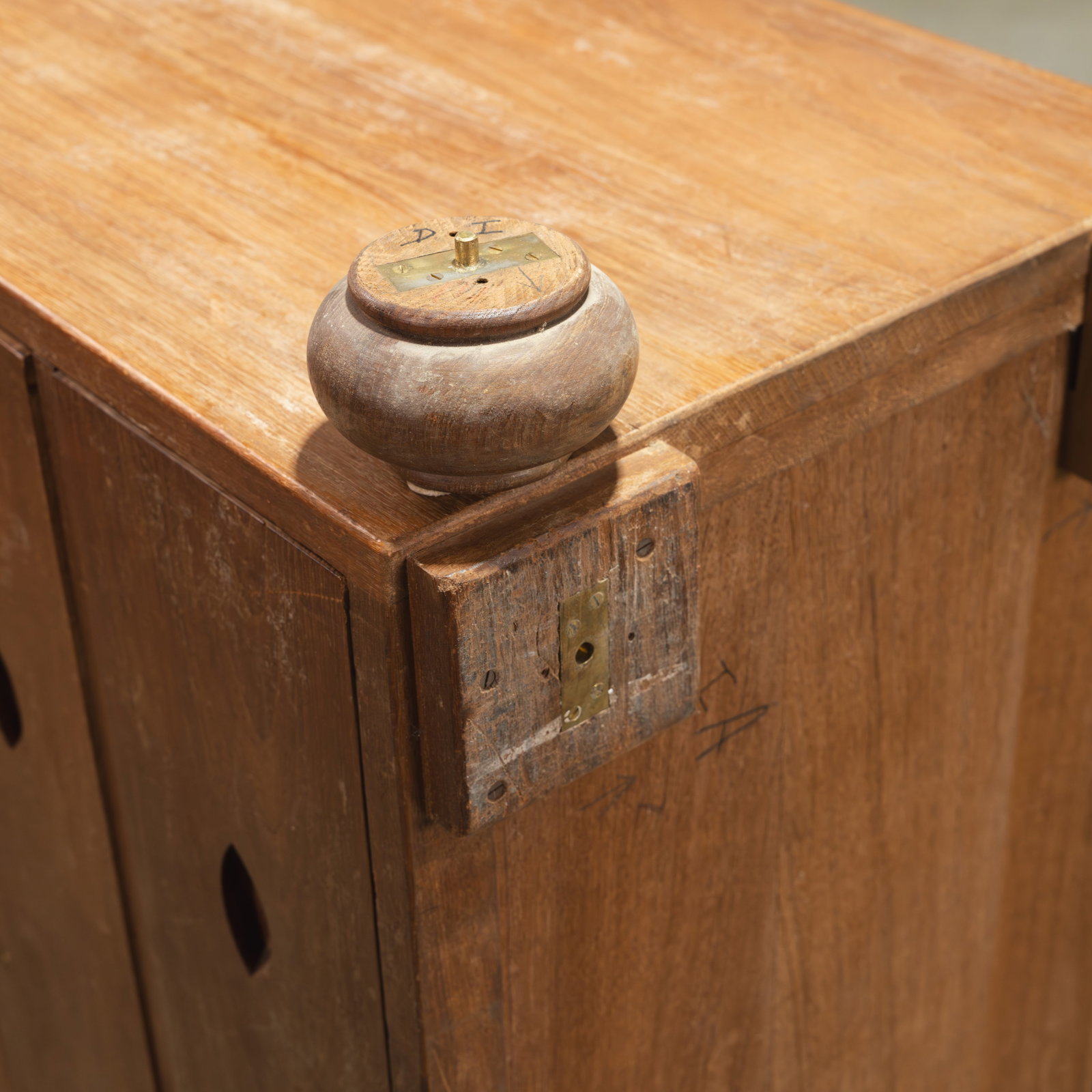 Teak High Chest - 14