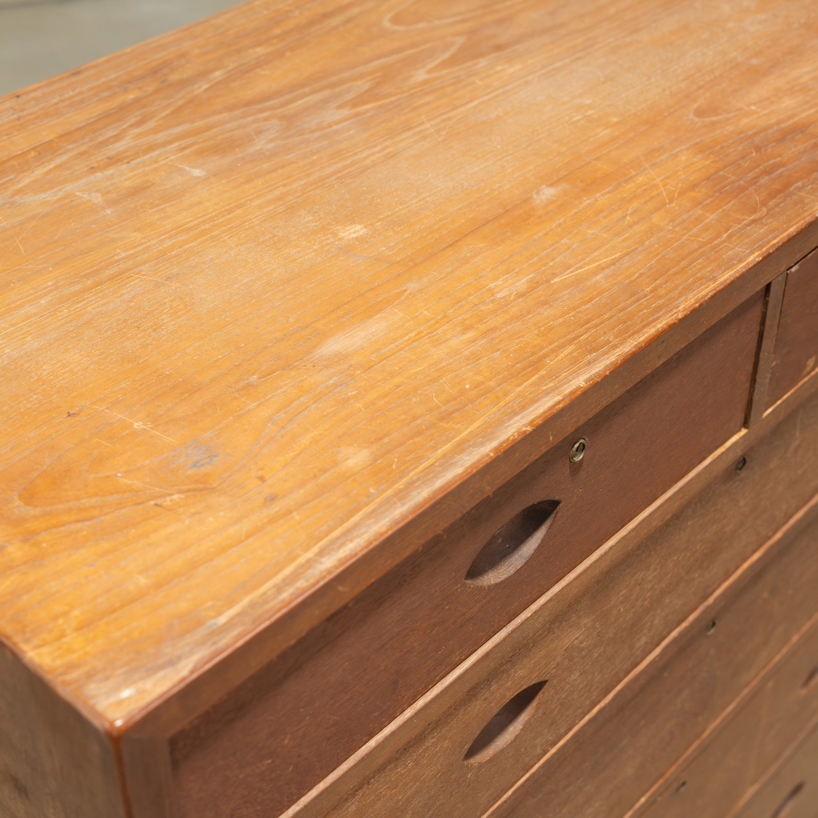 Teak High Chest - 6