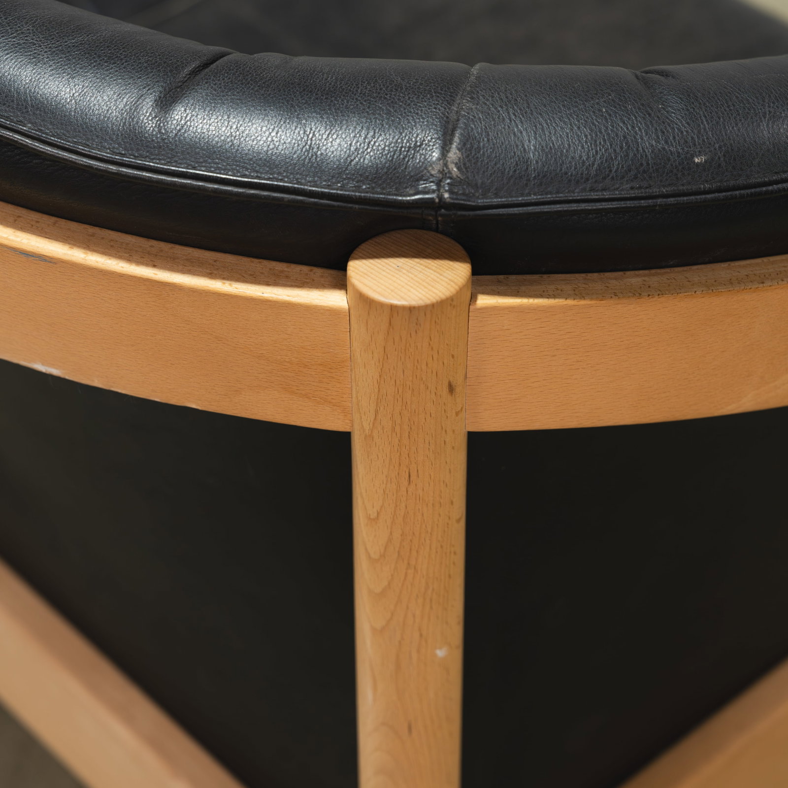 Danish Leather Sofa - 5