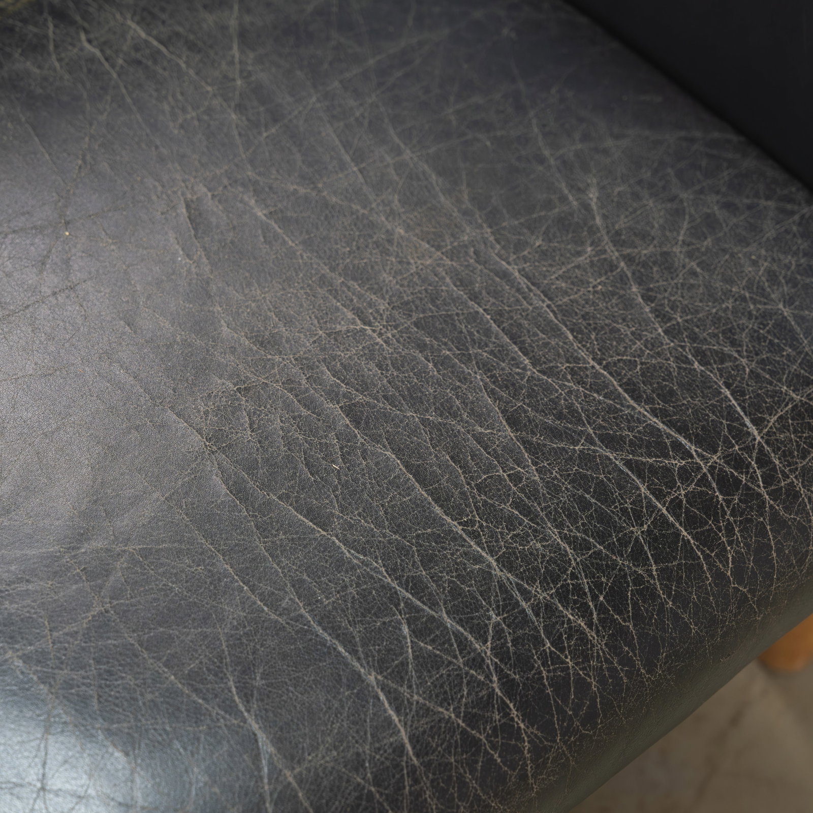 Danish Leather Sofa - 9