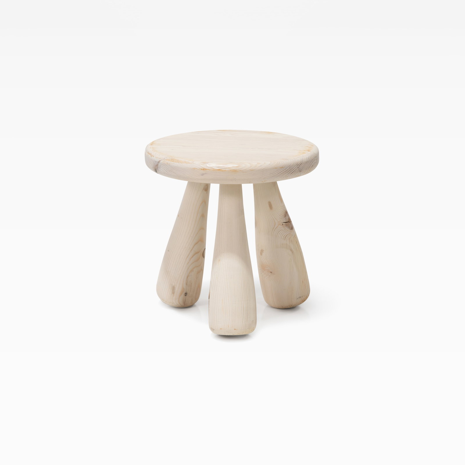 Ingvar Hildingsson (After) - Milking Stool: A pine stool in the manner of Ingvar Hildingsson. All measurements are in inches. Height x Width x Depth