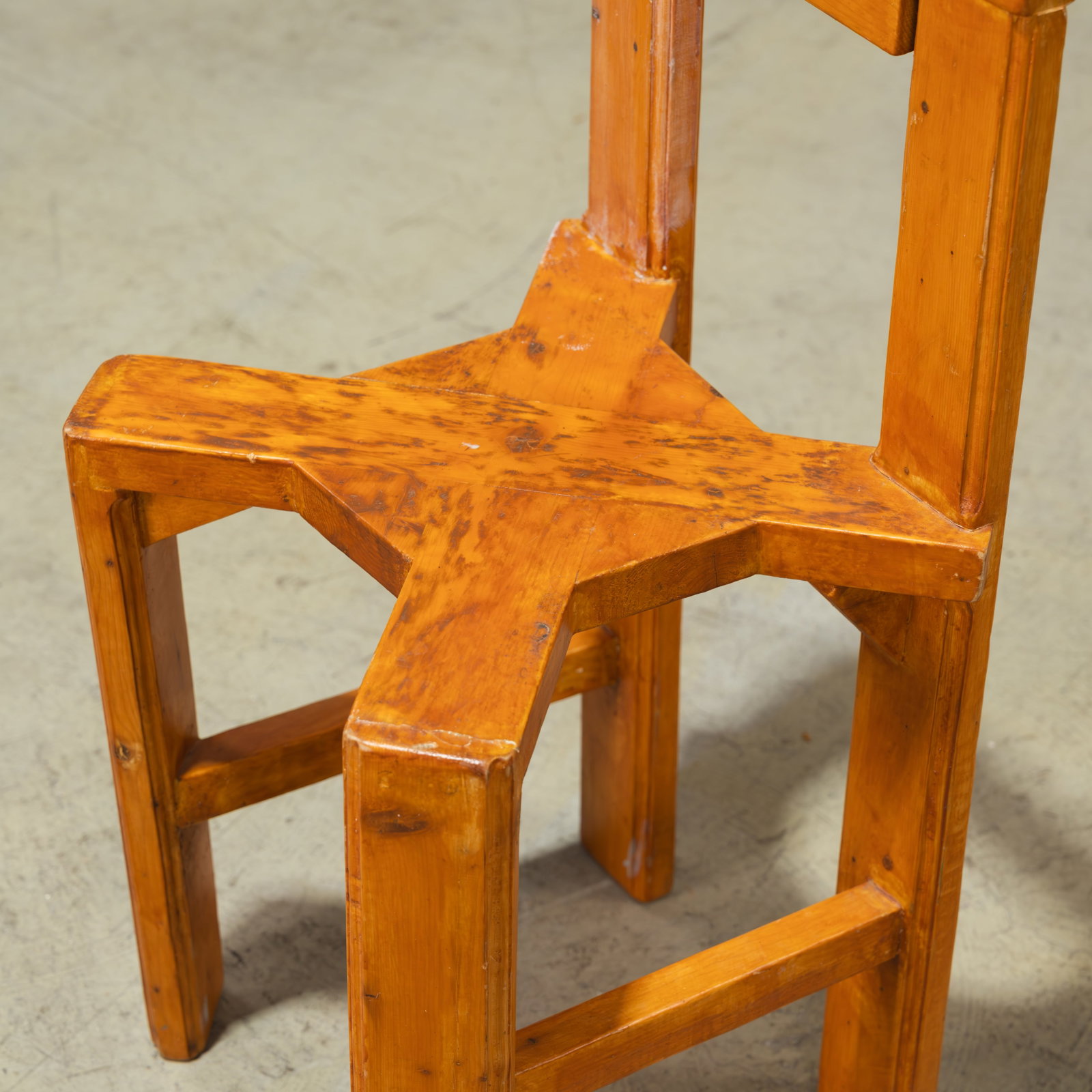 Primitive Pine Chair - 2