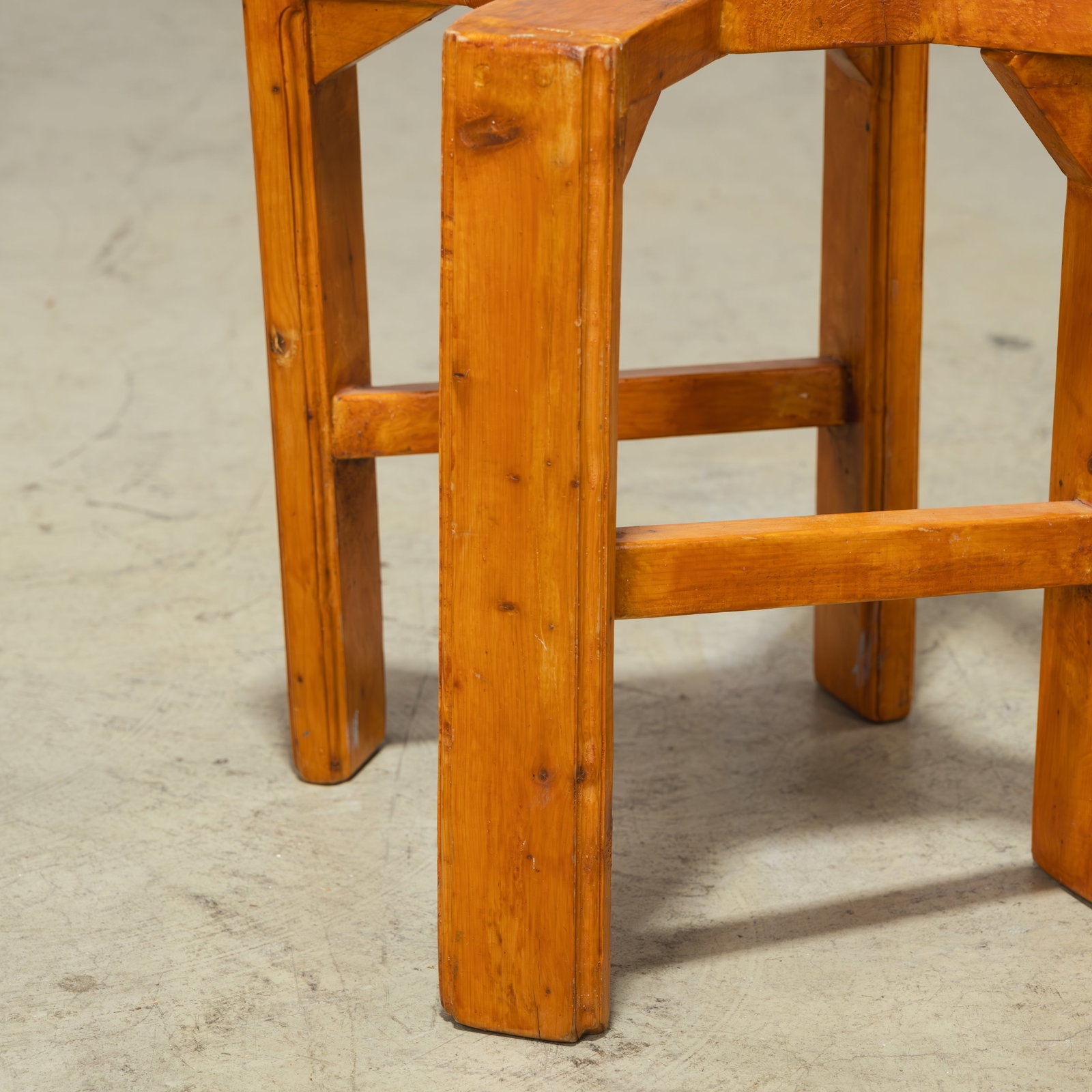 Primitive Pine Chair - 5