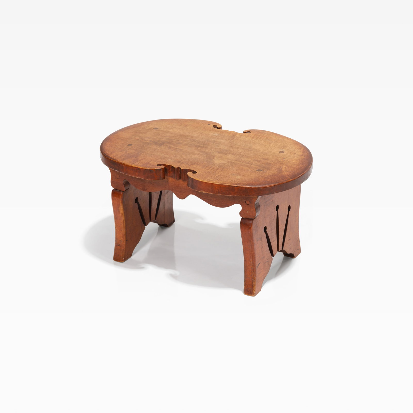 Carved Wooden Stool (1 of 3)