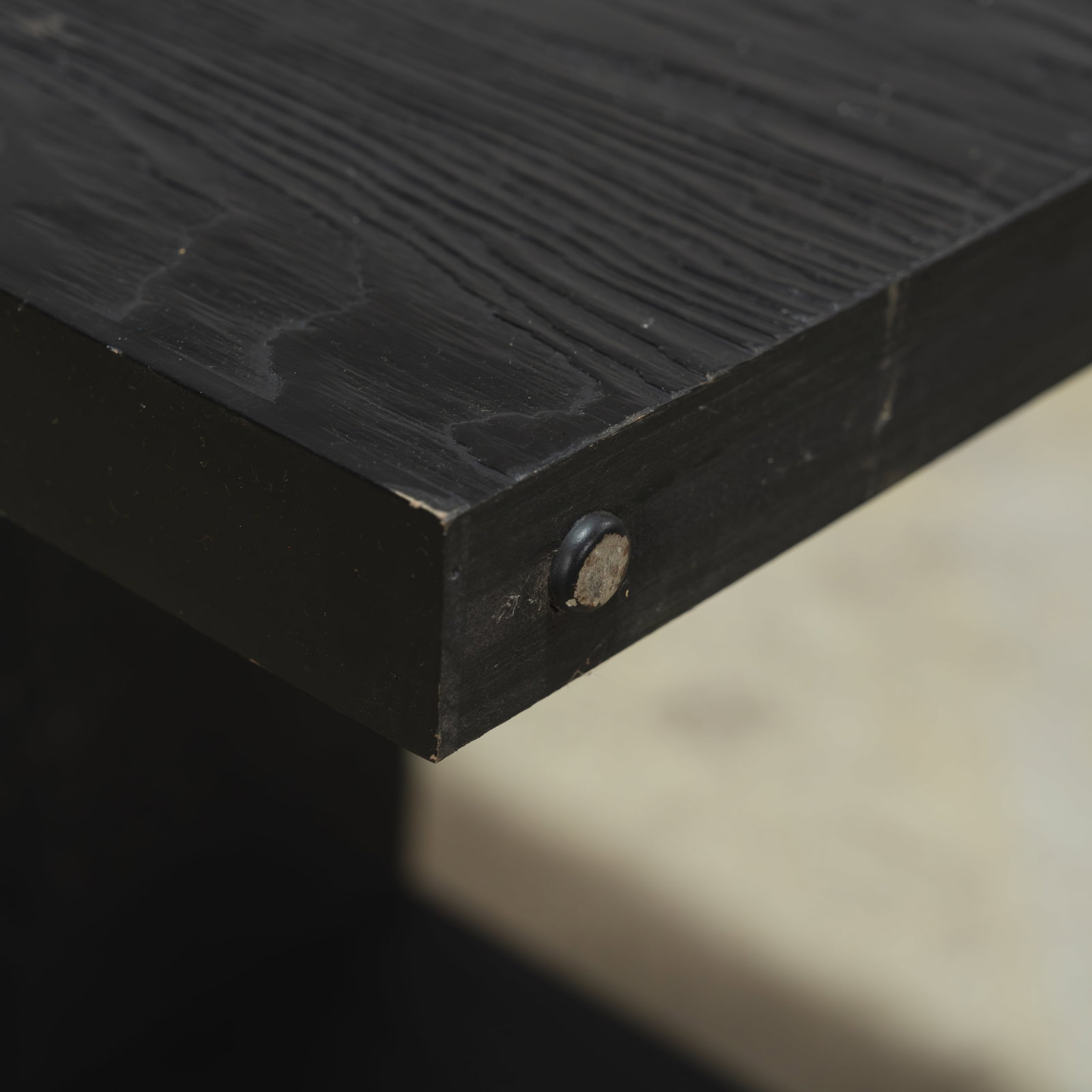 Ebonized Oak End Table - 5