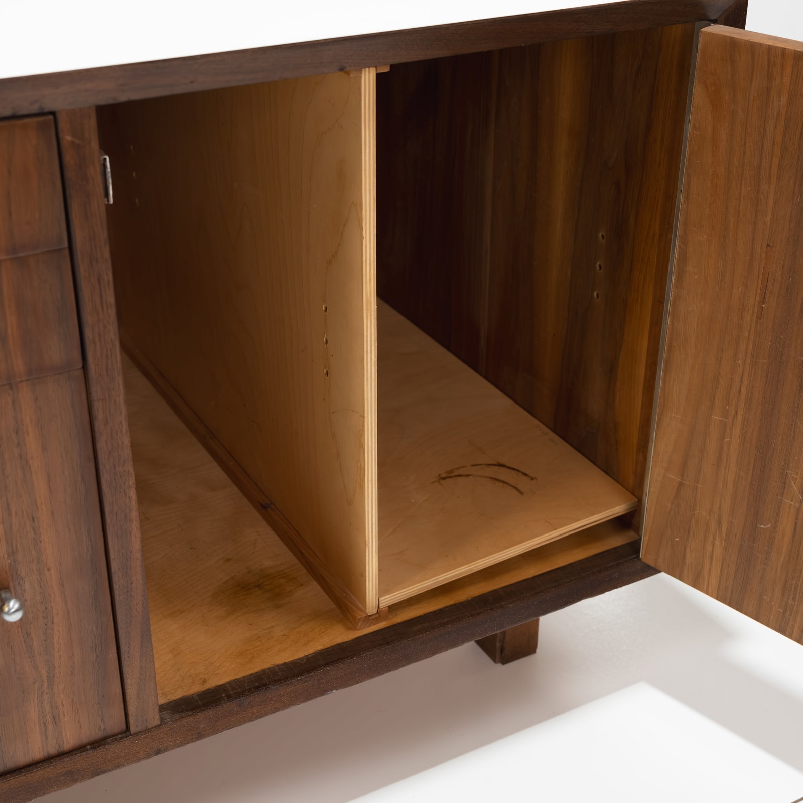 Walnut Storage Cabinet - 6