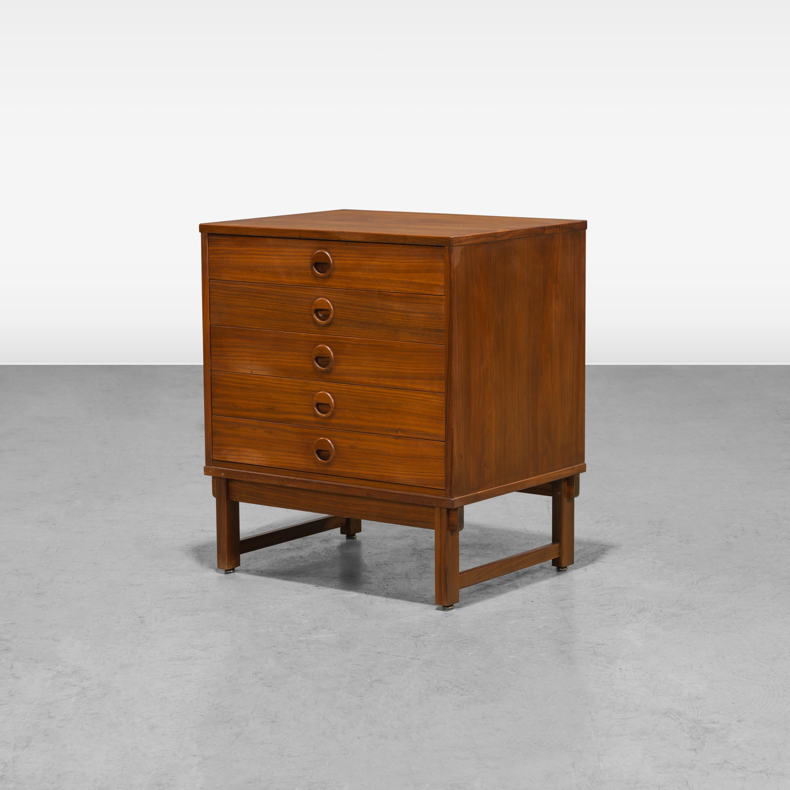 Swedish Teak Chest: A Swedish teak chest by DUX, Sweden. All measurements are in inches. Height x Width x Depth